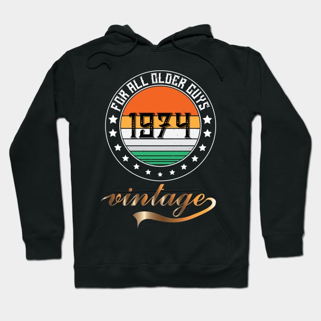 Older Guys 1974 Hoodie by khalmer